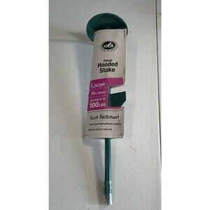 Pet Champion Steel Hooded Stake Large 14 Inch Stake. For dogs up to 100 LBS.